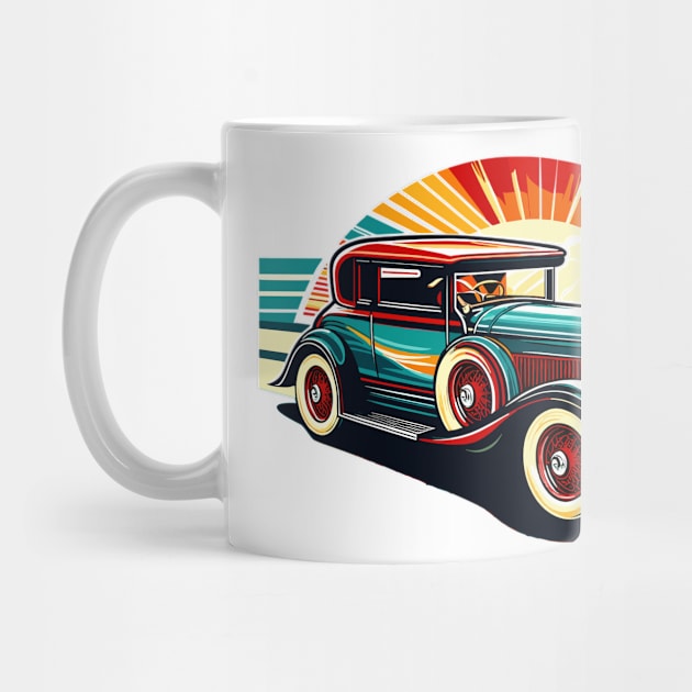 Vintage Car by Vehicles-Art